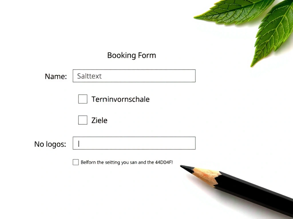 Skizze des Formulars mit beschrifteten Feldern